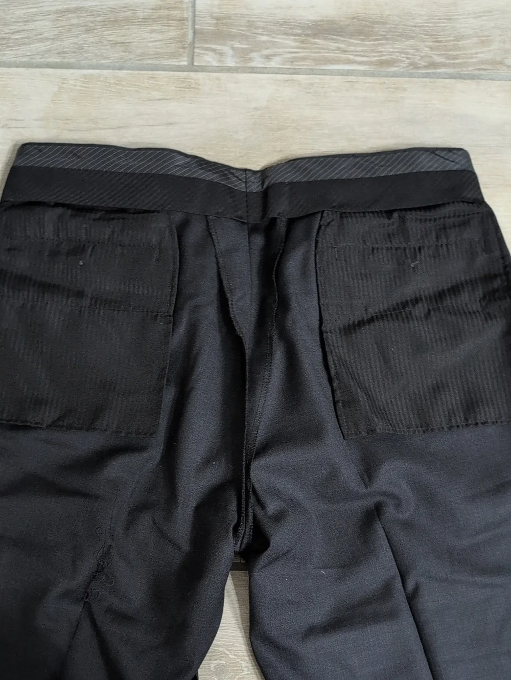 35x31 Men's Wearhouse ToBlack Tailored Suit Pants | Black Dress Pants
